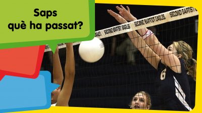 Vull jugar a voleibol!